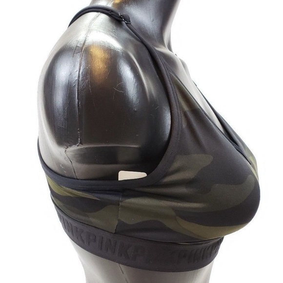 VS PINK Camo Sports Bra ~ L ~ BW5 - Picture 2 of 4